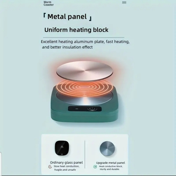 Pink Coffee Mug Warmer - Rectangular - Picture 5 of 13